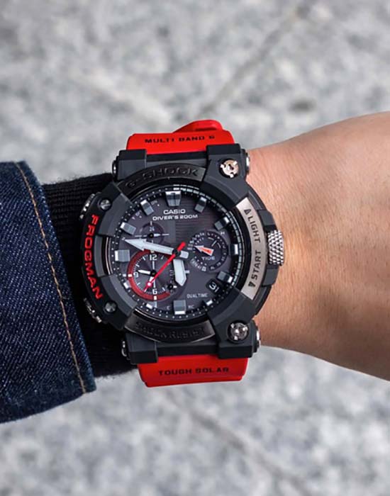 Casio Casio G-Shock GWF-A1000-1A4DR, g-shock япония мужские часы на браслете каучук боковой вид